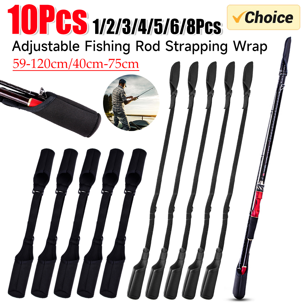 1-10PCS Fishing Rod Socks Srta - Fishing Line Box 评论和价格
