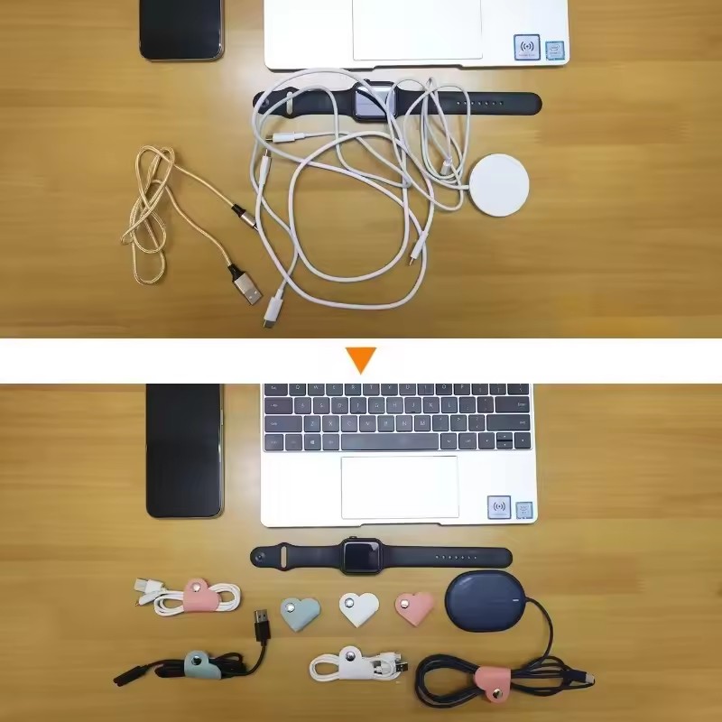 Mini Heart Shape Cable Organiz - Tippet Line 评论和价格