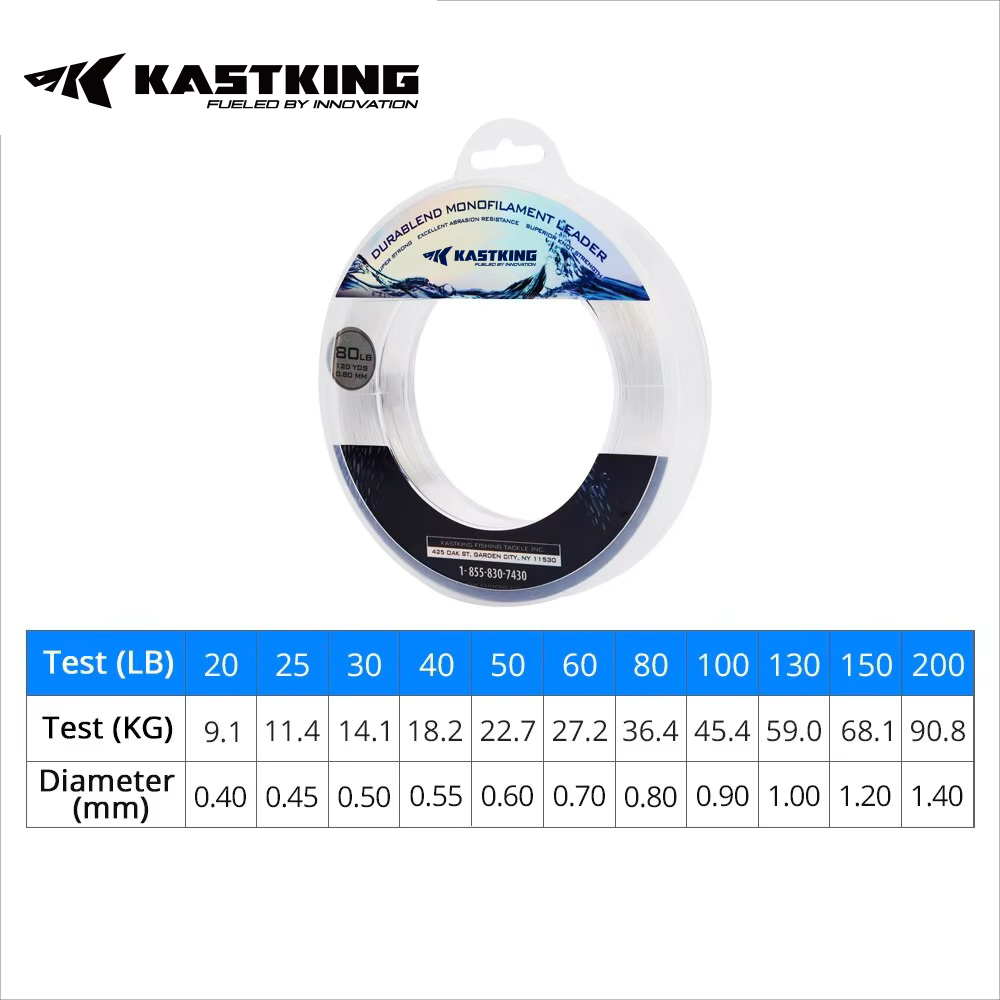 KastKing 20-200LB 110M 0.40-1. - Copolymer Line 评论和价格