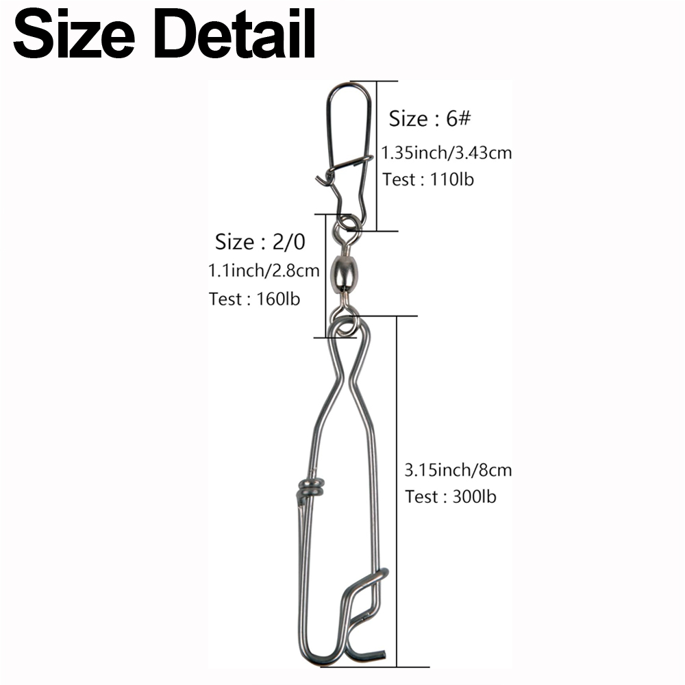 5Pcs Decoy Long Line Clips Lon - Saltwater Line 评论和价格